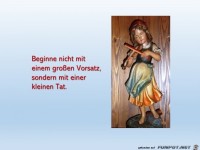 beginne nicht mit einem groen Vorsatz