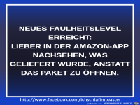 neues Faulheitslevel