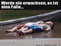werde nie erwachsen....
