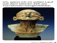 Wenn der kleine Zeh am T�rrahmen h�ngen bleibt