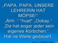 Jeder Hund hat sein eigenes K�rbchen