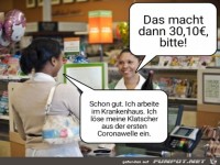 Klatschen an der Kasse einl�sen