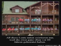 All die Leute unten existieren nur....