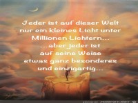 Jeder ist auf dieser Welt