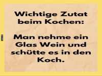 Rezept f�r Spa� in der K�che