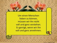Um einen Menschen lieben zu knnen