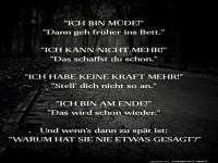 Wenn es dann zu sp�t ist