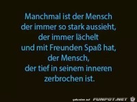 manchmal