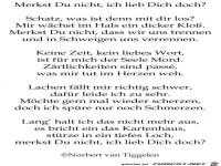 merkst du nicht ich lieb dich doch 