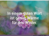 In einen guten Wort
