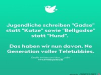 Wie die Jugend schreibt