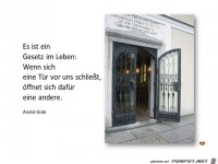 es ist ein Gesetz im Leben