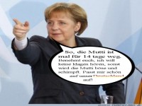Die Mutti ist aushaeusig
