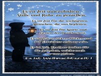 Es ist Zeit zum inne halten