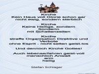 kirche - kein haus voll glorie
