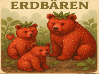 Erdbären in Erdbeerlin