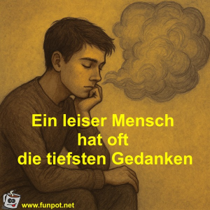 Ein-leiser-Mensch--hat-oft--die-tiefsten-Gedanken.png von Fossy
