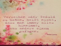 Geduldig sein oder loslassen? Warum nicht beides!