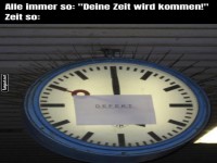 Zeit bleibt stehen ? Uhr im Streikmodus!