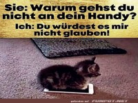 Ich kann nicht ans Handy gehen
