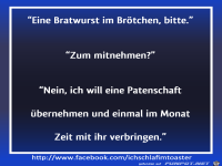 Bratwurst-Patenschaft