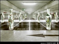 Chinesischer Parkplatz