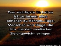 Das wichtigste im Leben