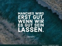 manches wird erst gut