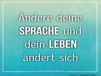 aendere deine sprache