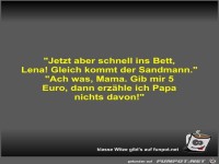 Jetzt aber schnell ins Bett