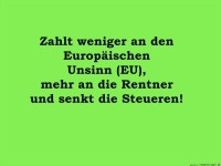 europaeischer unsinn