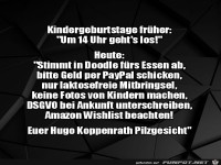Kindergeburtstag heute