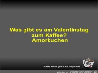 Was gibt es am Valentinstag zum Kaffee?