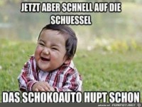 Schnell auf die Sch�ssel
