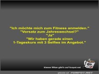 Ich m�chte mich zum Fitness anmelden