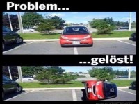 Kreative Parkl�sung mit Smart