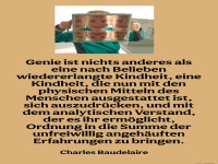 Zitate von Charles Baudelaire ber das Genie