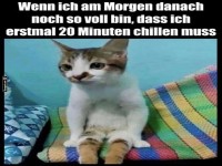 Morgenroutine: Chillen vor dem Abenteuer