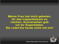 Meine Frau hat mich gebeten