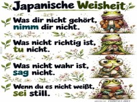 Frosch-Weisheit: Zen mit Quak