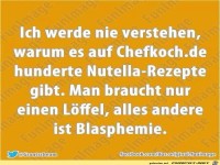 Ich werde nie verstehen...