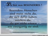 Du bist was besonderes