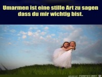 Umarmen ist eine Stille