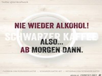 Nie wieder Alkohol