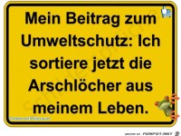 Mein Beitrag zum Umweltschutz