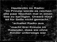 Haut�rztin im Radio:.....