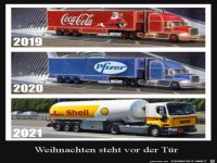 Weihnachten steht vor der Tr