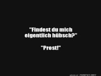 Lustiger Spruch �ber Sch�nheit und Prost