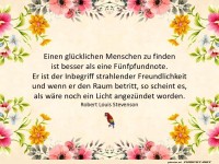 Einen glcklichen Menschen zu finden