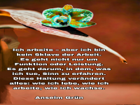 ich arbeite - aber ich bin kein sklave